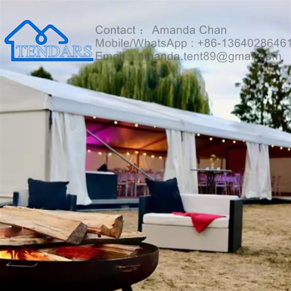 Heavy Duty Large White Waterproof Aluminum Frame Tent Pvc Cover Wedding Marquee