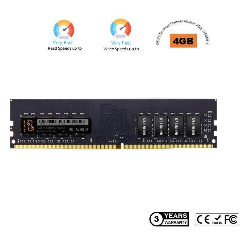 Customize Brand DDR 4 1.2V RAM 4GB 8GB 16GB DDR4 2400MHz/2666MHz Desktop Memory