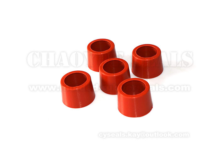 Diameter 50mm Orange Nitrile NBR Rubber Sleeve Bushing For Bag Dest Pelletizing System 
