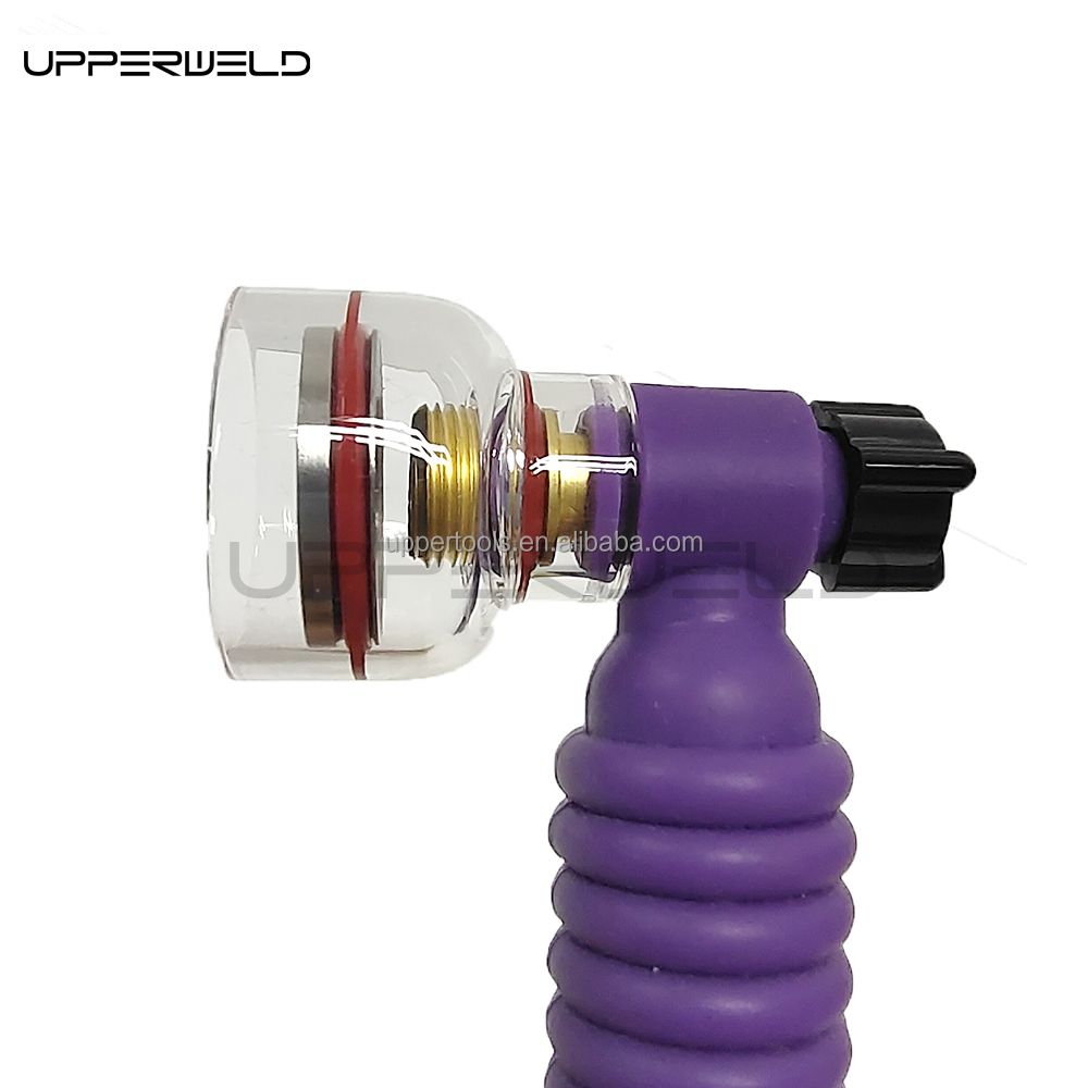 WT125F TIG Welding Torch with Red Cable Glass Cup and Gas Lens Customized ODM Support