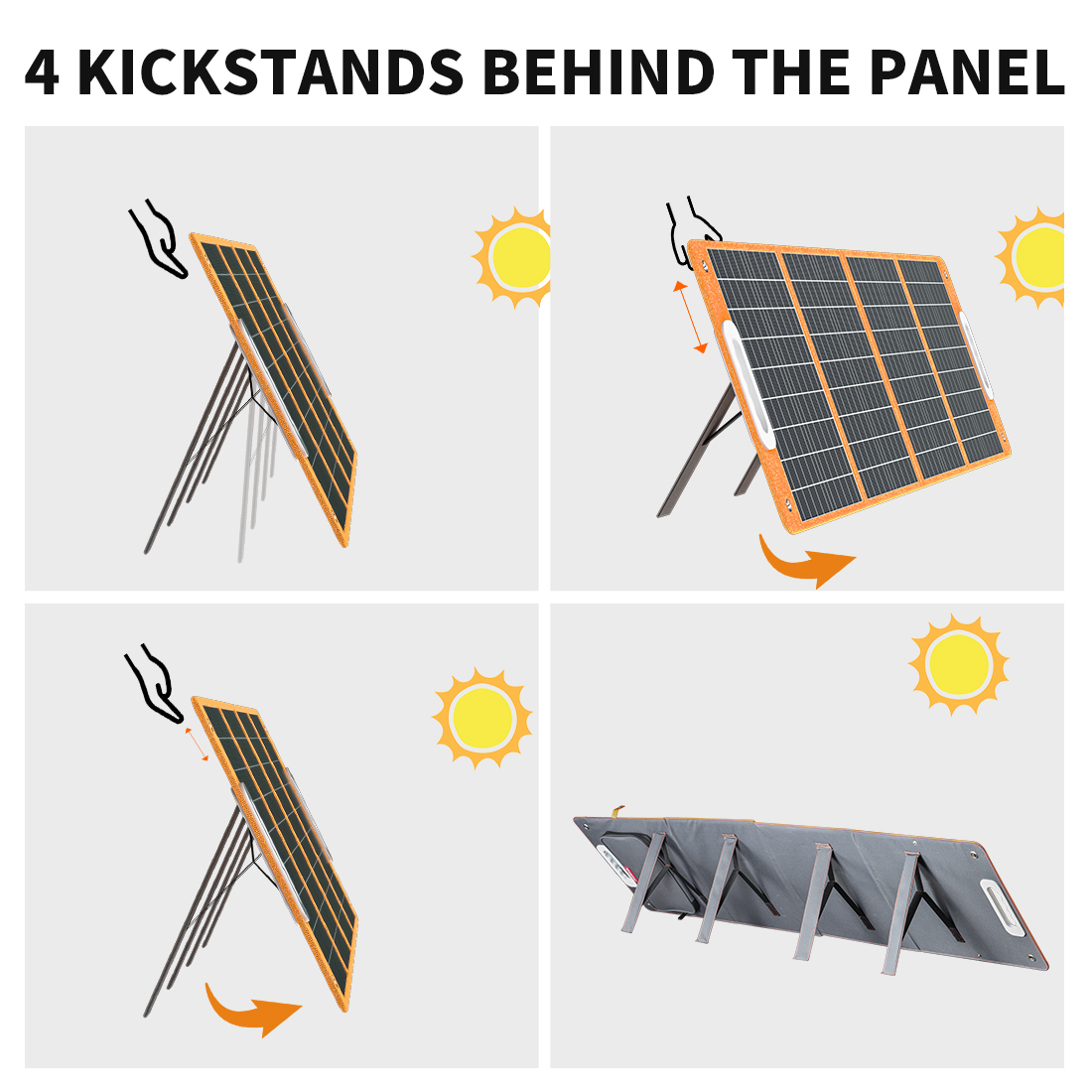 Foldable Mini Solar Panel Phone Charger for Phone Charging 20W 10W 100W 220W 30W Black