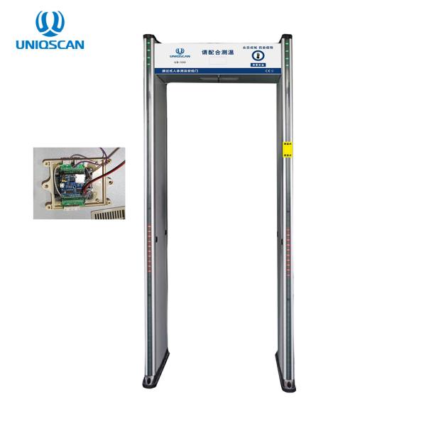 6 Detecting Zones Walk Through Body Temperature Scanning Gate Door Frame Metal