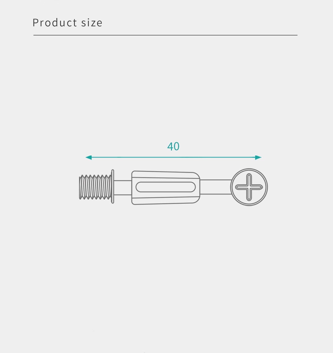 Minifix Connecting Bolts