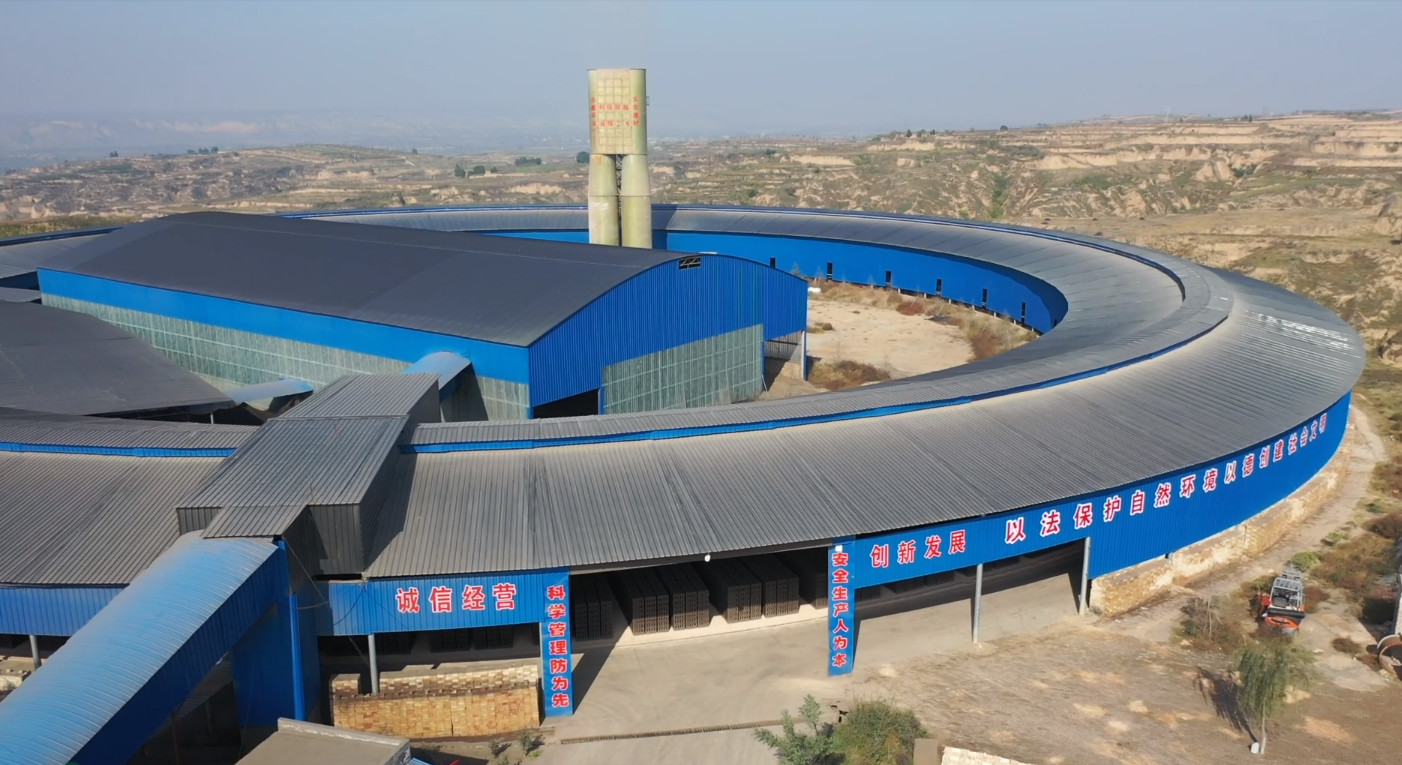 16.8 Section Rotary Kiln Clay Brick Manufacturing Plant With Automatic Burning