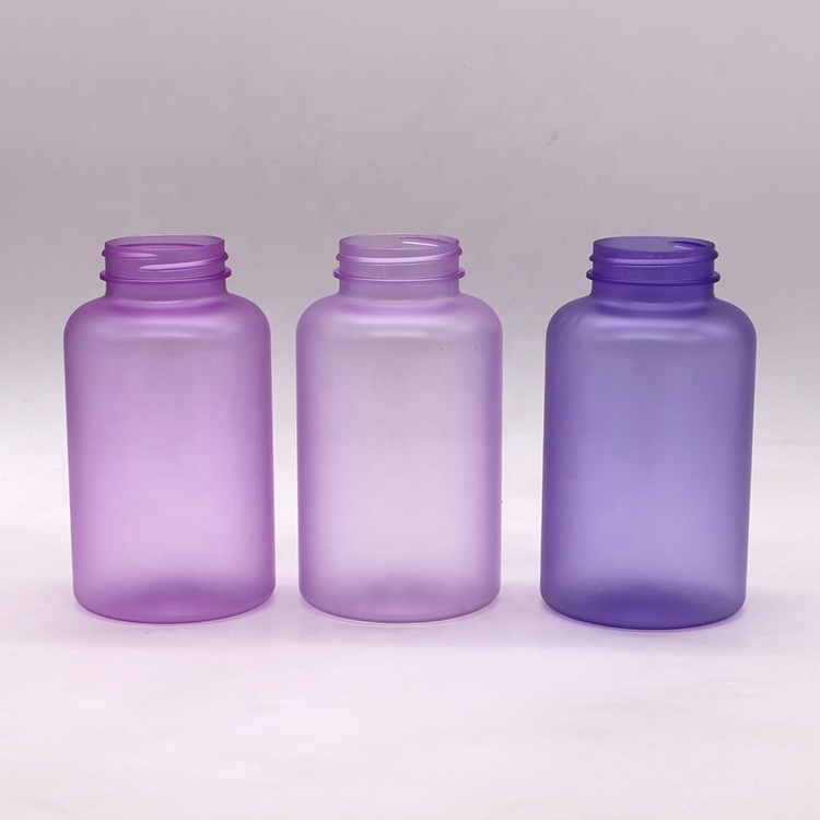PET Plastic Type 400ml Pharmacy Containers Pill Capsule Bottles with Customized Color