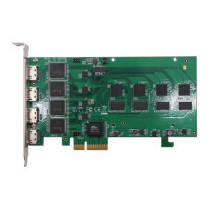 HD MIx4 Video Capture Card for PCIe with HTTP/RTMP/RTSP Video Output and