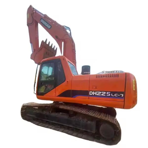 Hot 25 Ton Excavator Digger Used Excavators Doosan 225 Excavator Original