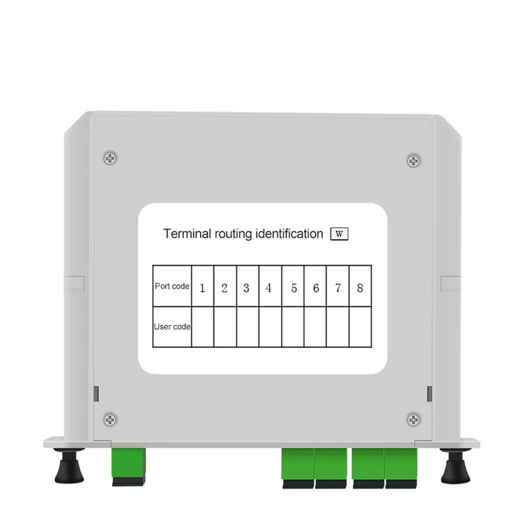 High Performance 1*4 Sc Apc Single Mode 1260-1620nm Cassette Type Fiber Insertion Type Plc Splitter