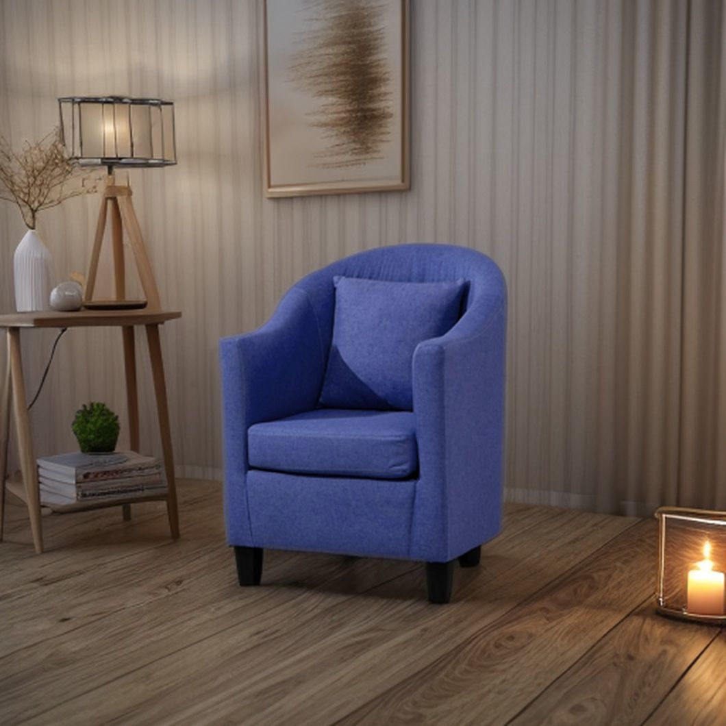 Modern Casual Luxury Frame Single Sofa Chair for Living Room Bedroom Furniture