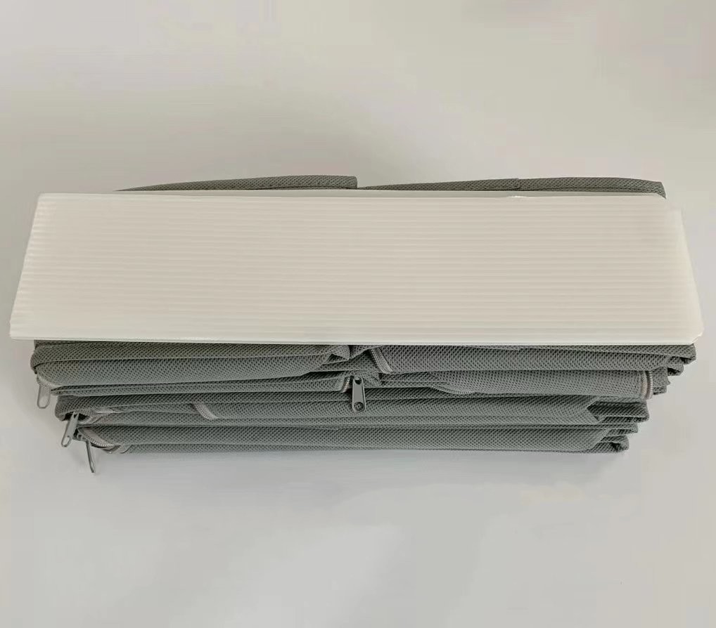 Rectangular Divider Plastic Foldable Box Hollow Sheet PP Corrugated Board Archival Bin