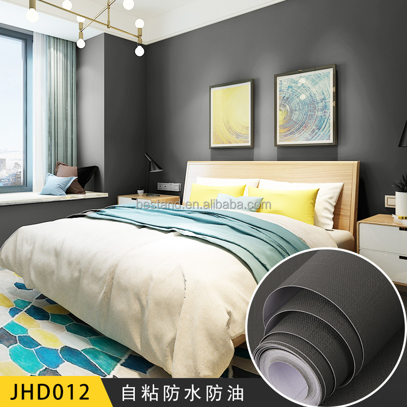 Waterproof Thicken Contact Paper Matte Emerald Wallpaper Opaque Removable Peel and Stick Vinyl Film Self-Adhesive Paper