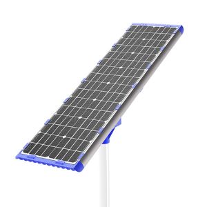 All In One 80W Solar LED Street Lights Motion Sensor Time Control