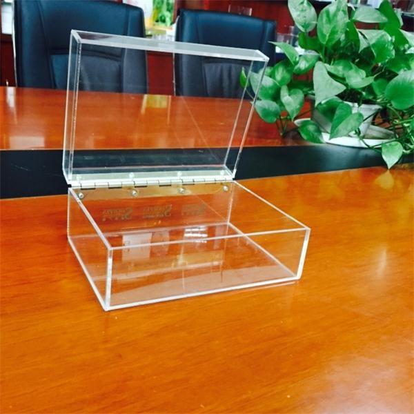 Clear acrylic gift box, Customized Acrylic coffee Box With Lids