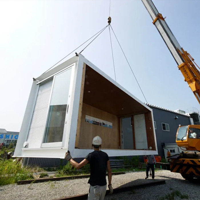  Galvanized Top Frame Collapsible Container House With Glass Wool Wallboard Manufactures