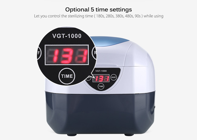 SONIC Wave Electronic Jewelry Cleaner , Ultrasonic Cleaning Machine 750Ml 35W