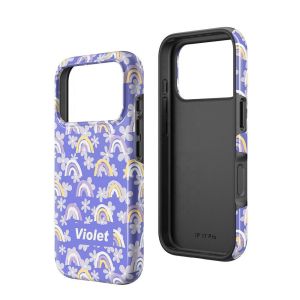 Sublimation 3d 2 In 1 Coated Phone Case Blanks Matte Glossy For Iphone 17 Series