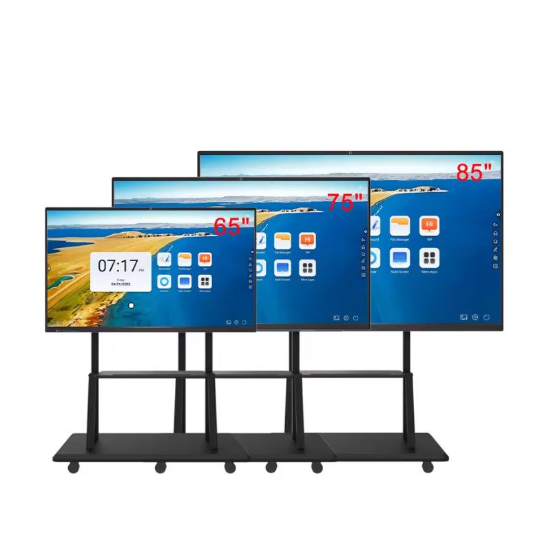 Finger Digital Whiteboard Touch Screen 65 Inch Interactive Teaching Board With Projector