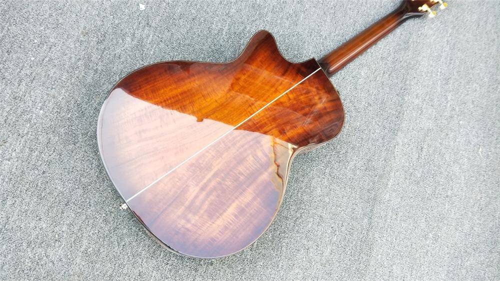 Cutaway KOA K24ce classic acoustic guitar / Factory Handmade 41 inchs Ebony fingerboard Acoustic Guitar