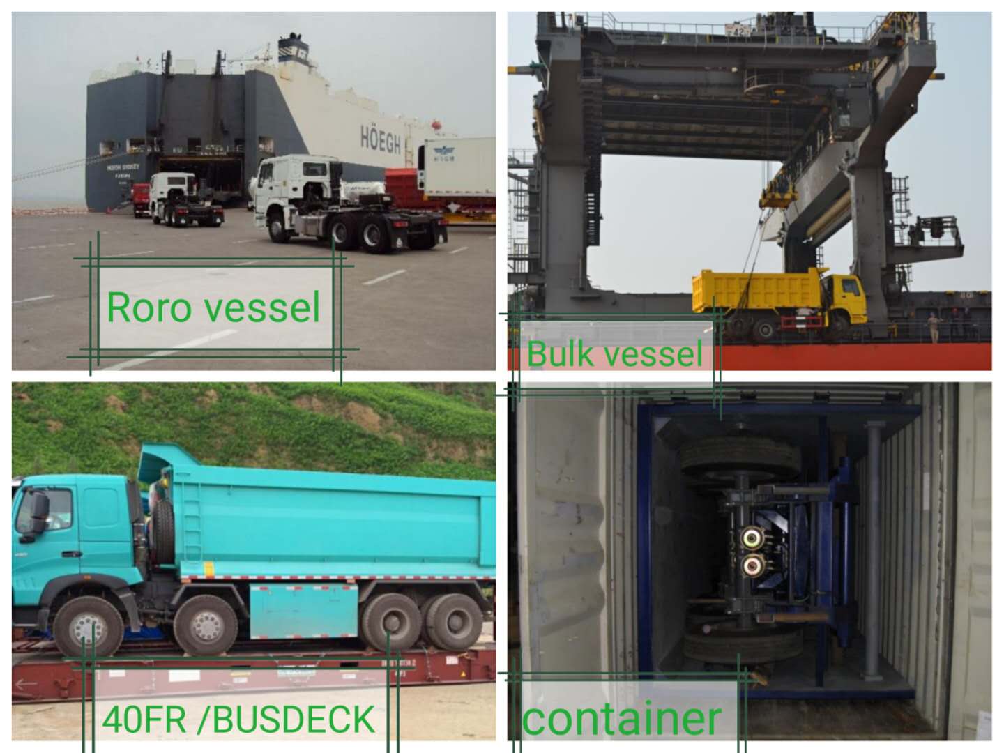 SINOTRUK HOWO 4X2 Dump Truck