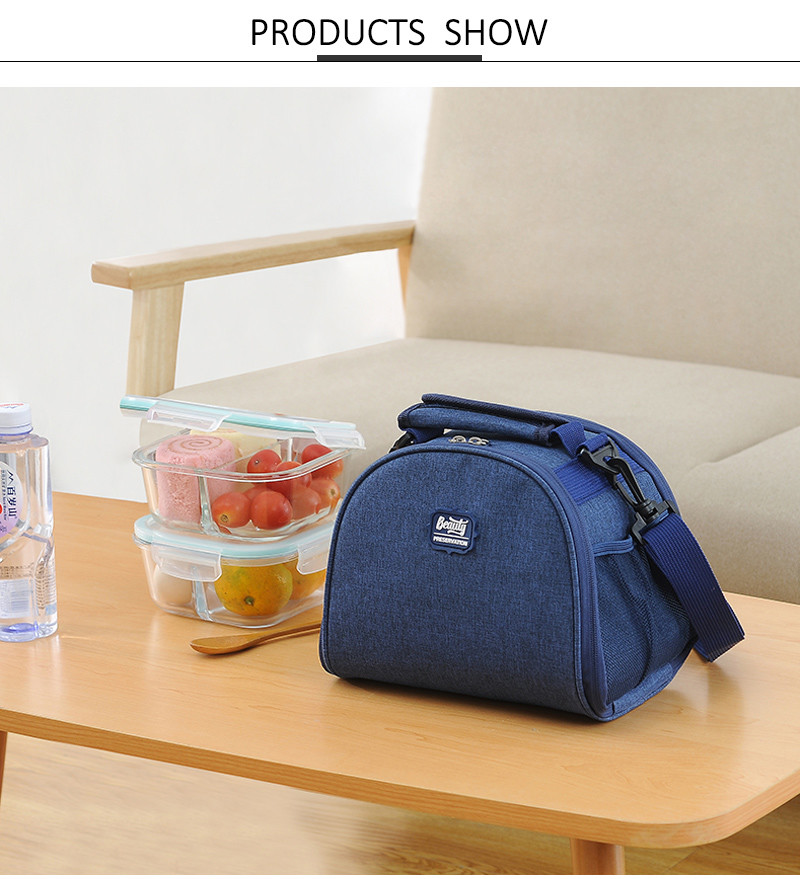 Eco Friendly Reusable Insulated Oxford Thermal Cooler Lunch Bag