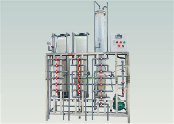 60Hz Ion Exchange Water Treatment System , Fiber Glass SS 304 Mixed Bed Filter