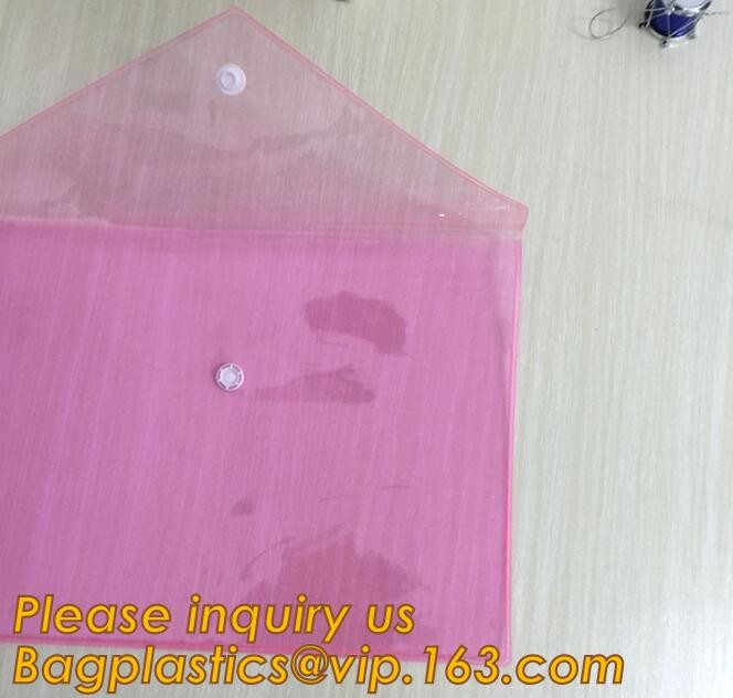 Plastic Bag OEM Custom PVC Loop Handle Image Printed Plastic Shopping Bag,Promotional Clear Waterproof Plastic Cosmetic