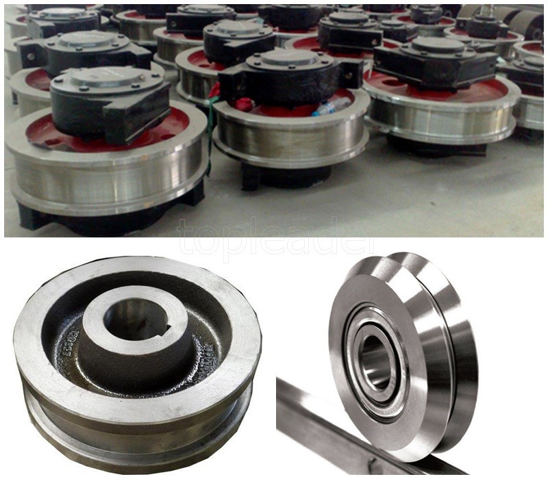 300mm Single or Double Flange Cast and Forged Crane Wheel Assembiles for Industry Apply