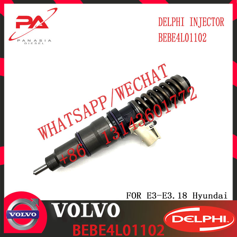 Diesel Fuel Injector 33800-84710 BEBE4L01002 BEBE4L01102 For HYUNDAI L Engine