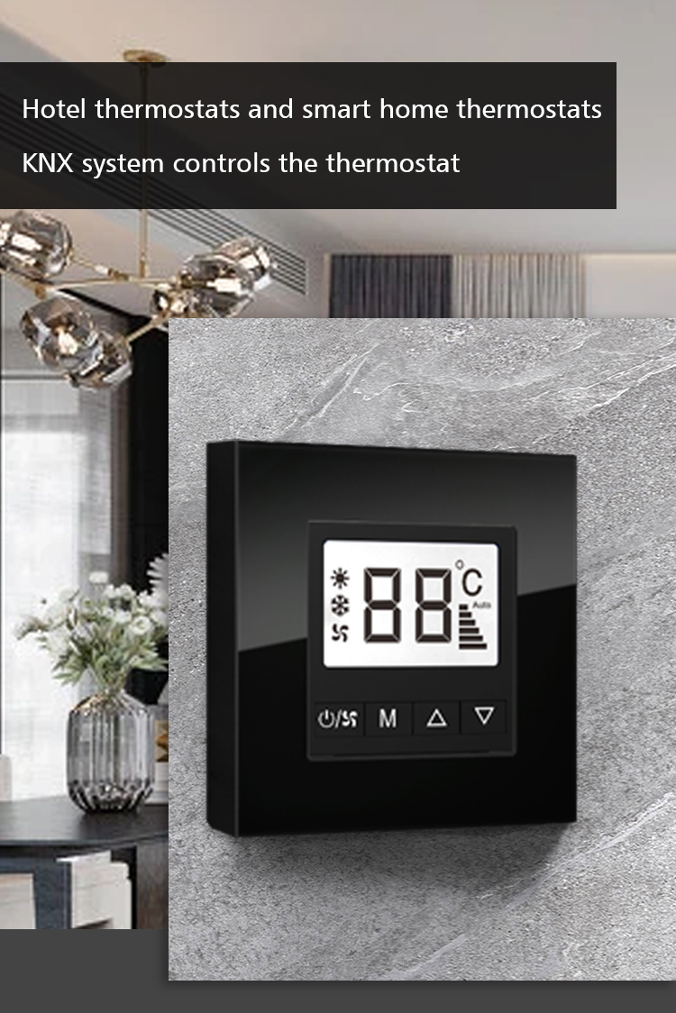 24V Home Smart Thermostat , 5 conjoined Knx Room Thermostat