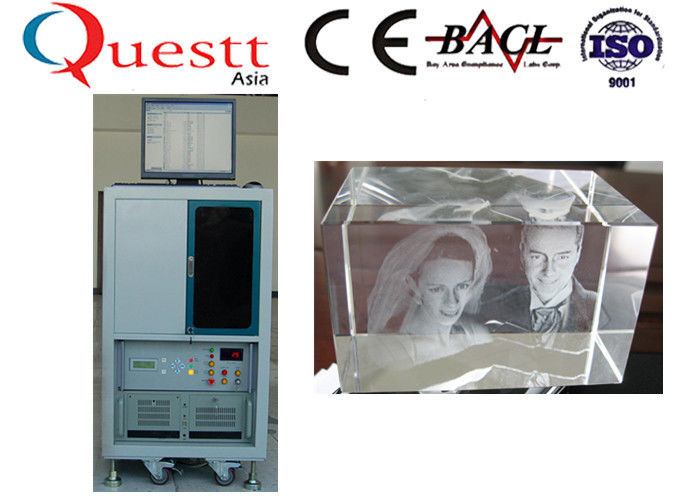 Personalized 3D Photo Crystal Laser Engraving Machine Benchtop Type Oversea Services