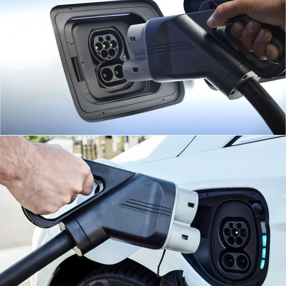 150A 200A 250A 300A CCS1 AC & DC Combo EV Charging Socket CCS1 Combo1 Electric Vehicles Fast Charging connector Inlet
