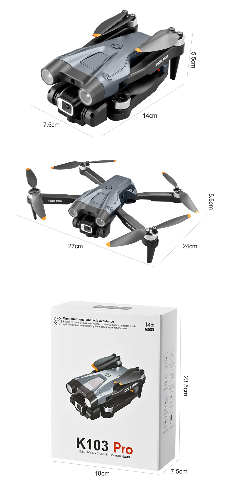 Done Brushless Drone 4k Dual Camera Optical Flow Altitude Hold Gesture Video Photo Toy Drone 200m Remote Dron Gyro drone