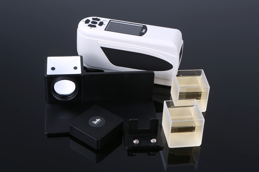 Portable Handheld powder Food Meat Pocket Fruit Color Liquid Photo Colorimeter NH310