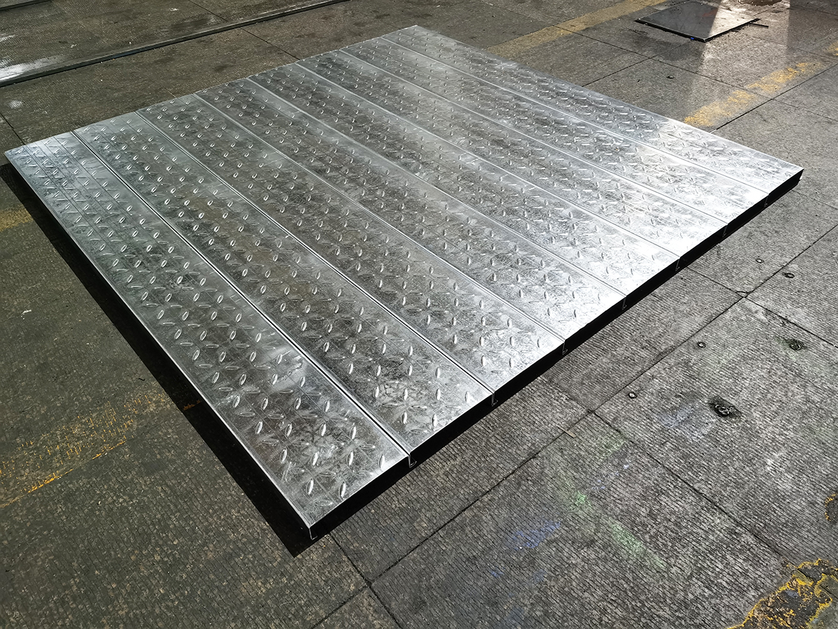 Stainless Steel Scaffold Forming Machine For Floor Decking Making