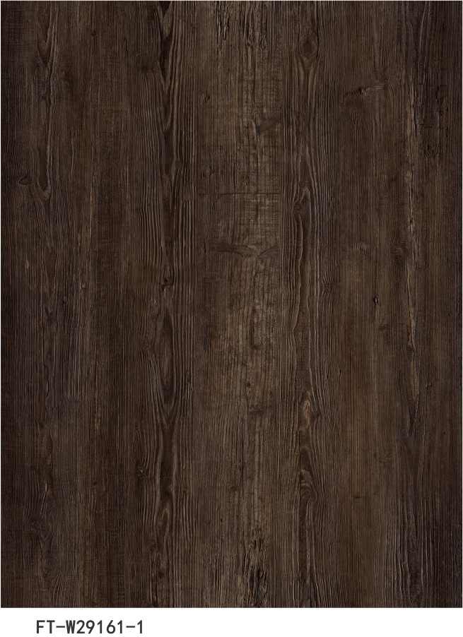 183mm Rigid Core SPC Herringbone 5mm 5.5mm Ecological Friendly Elasticity Slip Resistant GKBM FT-W29161-1