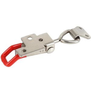 ISO9001 SUS304 300kg Latch Type Toggle Clamp With Lock