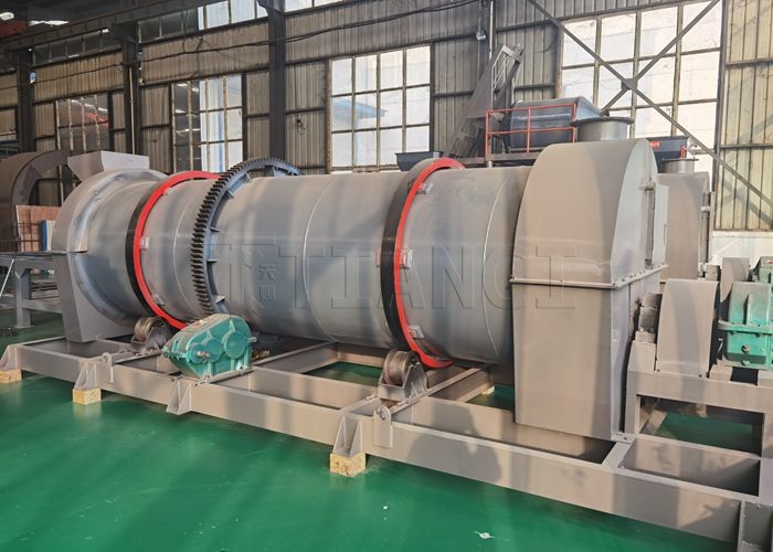 Carbon Steel / Stainless Steel Organic Compound Fertilizer Granulator 2-12t/H