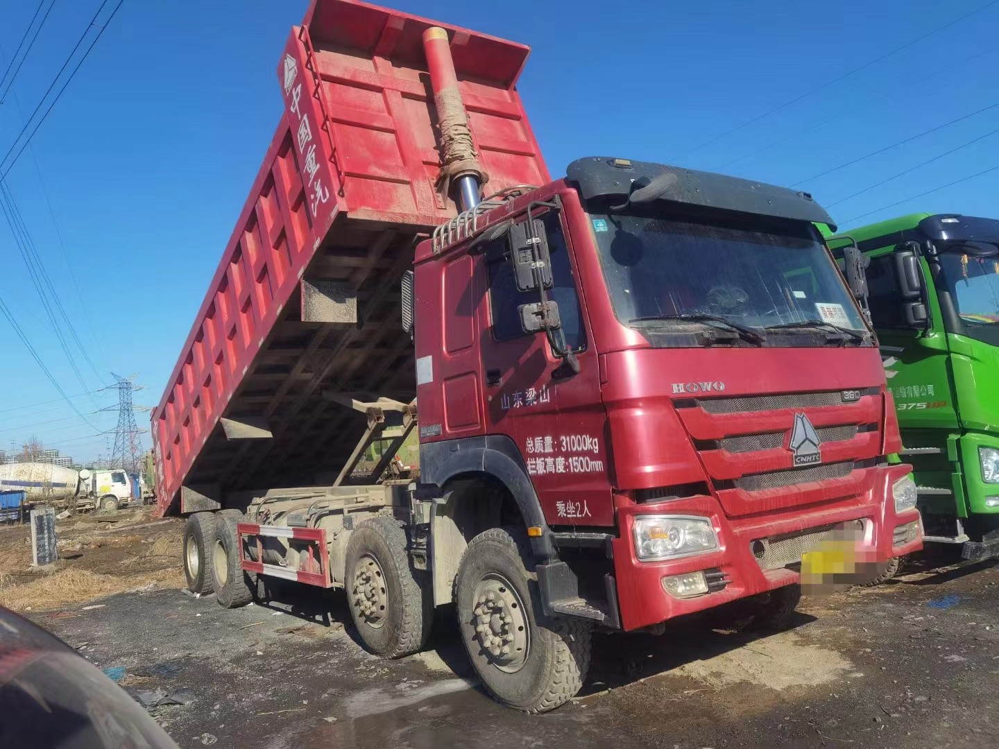 SINOTRUK production, HOWO dump trucks, superior quality