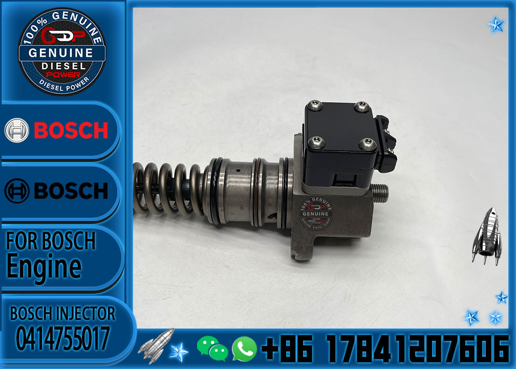 Fuel injector 0986445012 0414755016 0414755017 9074627 1435558 Compatible with Common Rail Fuel Injector