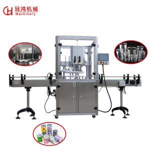 Full Automatic Tin Can Sealing Machine Can Seamer for Wooden Case Packaging