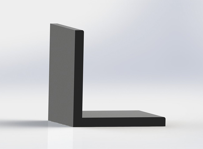 Customized Black Anodized Aluminum Angle , Aluminium Angle Profiles Highly Durable