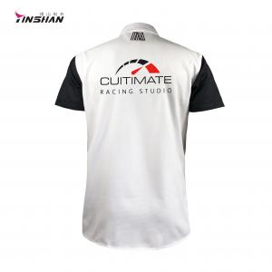  Custom Graphic Logo Design Breathable Sports Racing T-shirt for Performance Enhancement Manufactures
