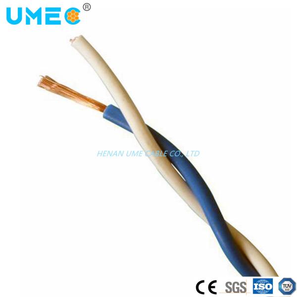 300/500V Flexible Electric Cable Rvs Copper Conductor Rvs 2X1mm2 Fire Wire for