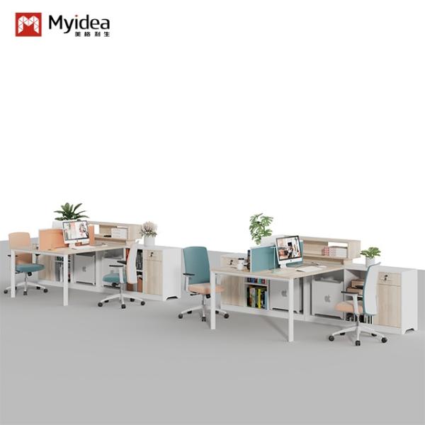 Simple Modern Staff Desks and Chairs Commercial Furniture Customize Accepted ,