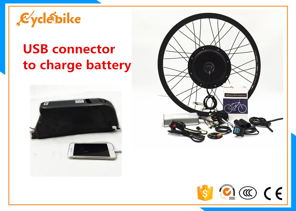 Most Powerful Electric Bike Kit With Battery , Electric Motors For Bicycles Conversion Kits