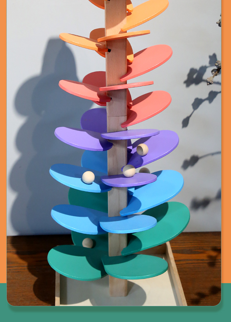 Rainbow Music Tree Early Learning Educational Toys Color Disassembly Ball Tree Game