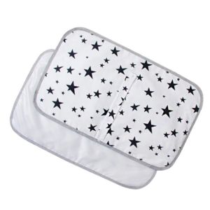 China 50x70cm Foldable Waterproof Crib Mattress Changing Reusable Cotton Bed Pad on sale