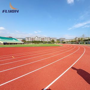 Seamless Monolithic Rubber Running Track with Competition-Ready Design and