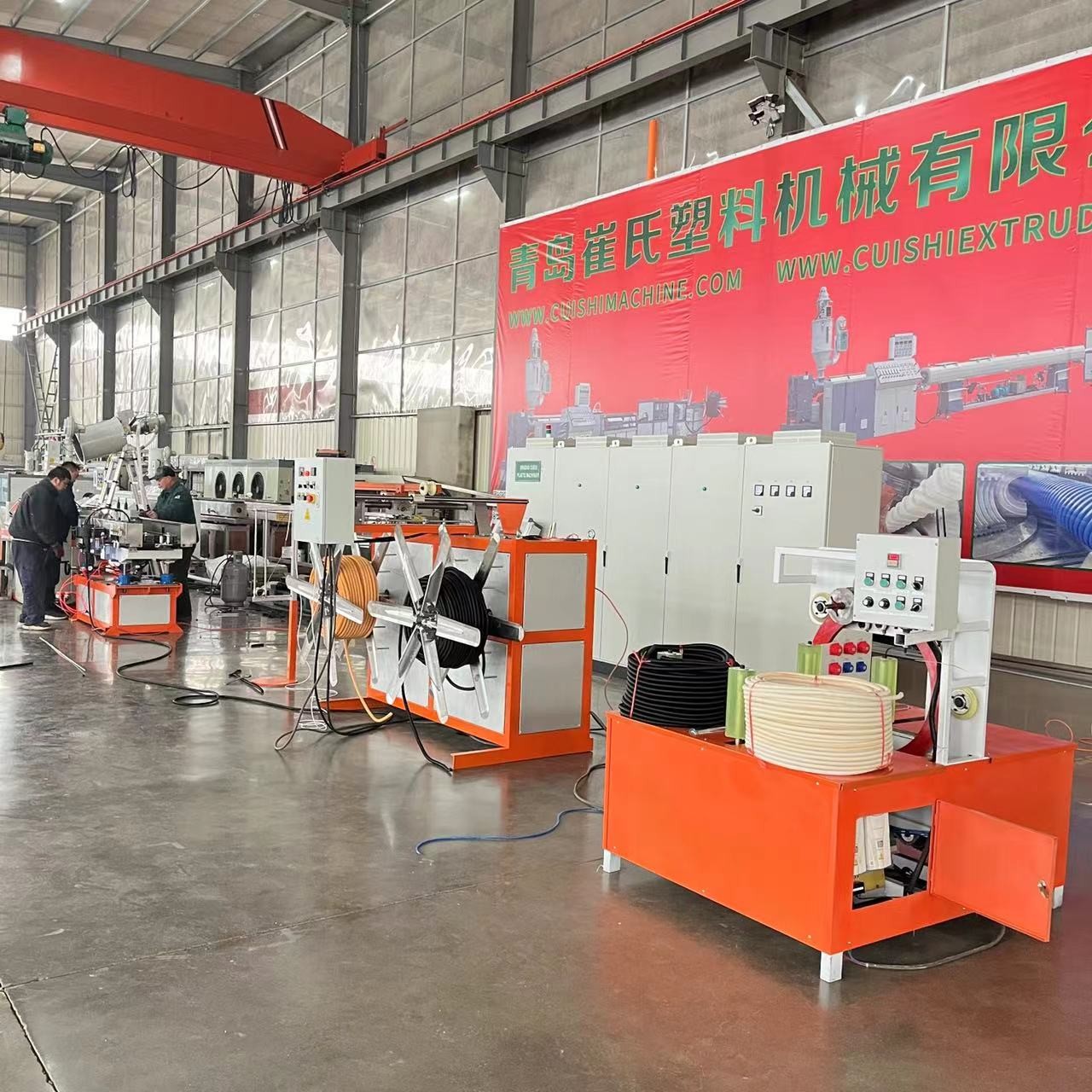 Customizable Single Wall Corrugated Pipe machine with 1000 Meters Per Hour Capacity