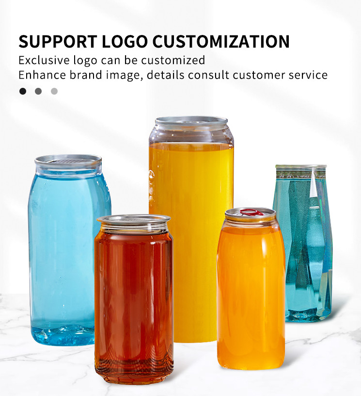 700ml Premium Quality Disposable PET Bottles With Aluminum Pull Tab For Energy Drinks